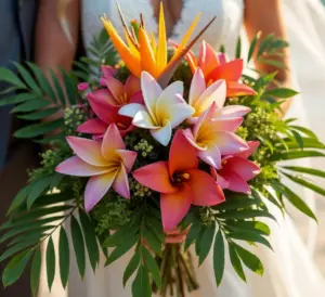 Stunning Tropical Bridal Bouquet Ideas Tropical bridal bouquets have become a captivating choice for brides looking to infuse their weddings with a vibrant and exotic flair. With their bold colors, unique textures, and eye-catching designs, these bouquets embody warmth and romance, often evoking dreamy images of sun-soaked beaches and lush rainforests. Whether you’re getting married in a paradise far away or just want to bring a slice of the tropics to your hometown celebration, tropical bridal bouquets can make a stunning impression. Let’s dive into the allure and beauty of these unique floral arrangements and see how they can transform your wedding day.